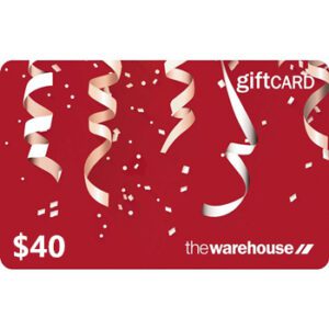 The Warehouse $40 NZD Physical Gift Card (Express Delivery)