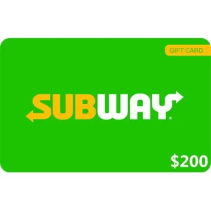 Subway $200 NZD Physical Gift Card (Express Delivery)