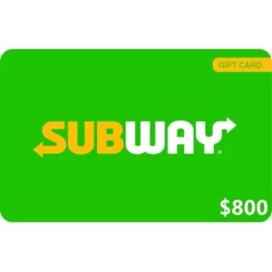Subway $800 NZD Physical Gift Card (Express Delivery)