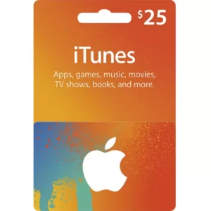 Apple iTunes $25 USD Digital Gift Card (Email Delivery)