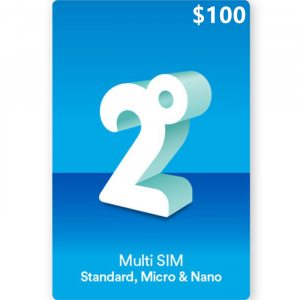 2degrees Mobile $100 NZD Prepay Digital Top Up Vouchers (Email Delivery)