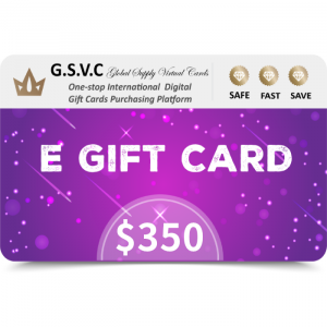 G.S.V.C Smart $350 USD E Gift Card (Email Delivery)