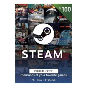 Steam Gift Cards European Union Region – Euro (Email Delivery)