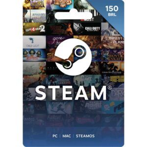 Steam R$150 BRL (BR) Digital Gift Card (Email Delivery)