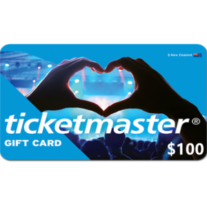 Ticketmaster Gift Card $100 NZD Digital Gift Cards (Email Delivery)