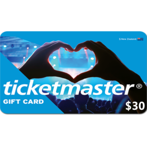 Ticketmaster Gift Card $30 NZD Digital Gift Cards (Email Delivery)