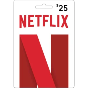 Netflix $25 USD Digital Gift Card (Email Delivery)